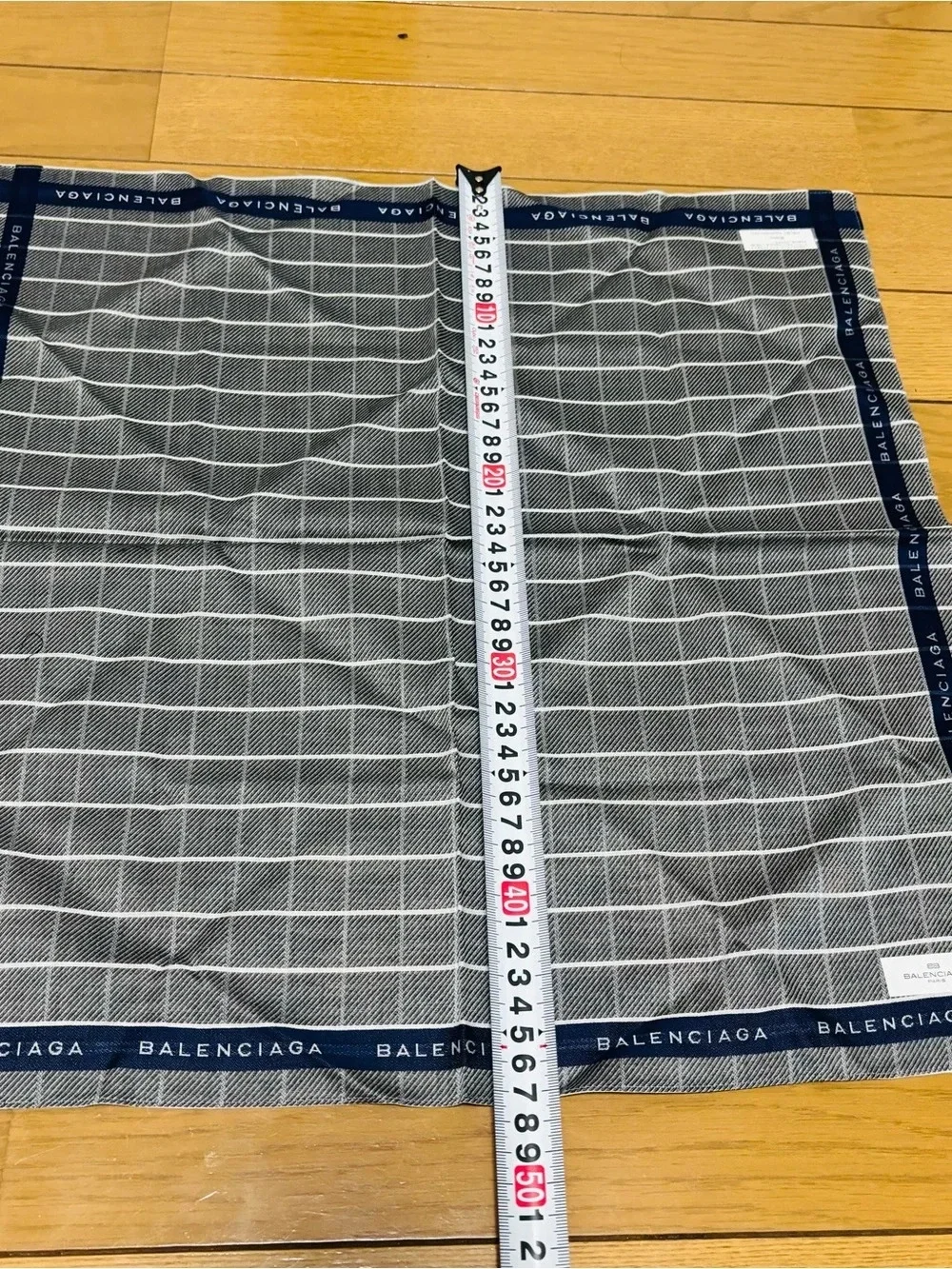 Balenciaga Paris Multicolor Unisex Handkerchief/Bandana/Scarf size 47cm 18.5”